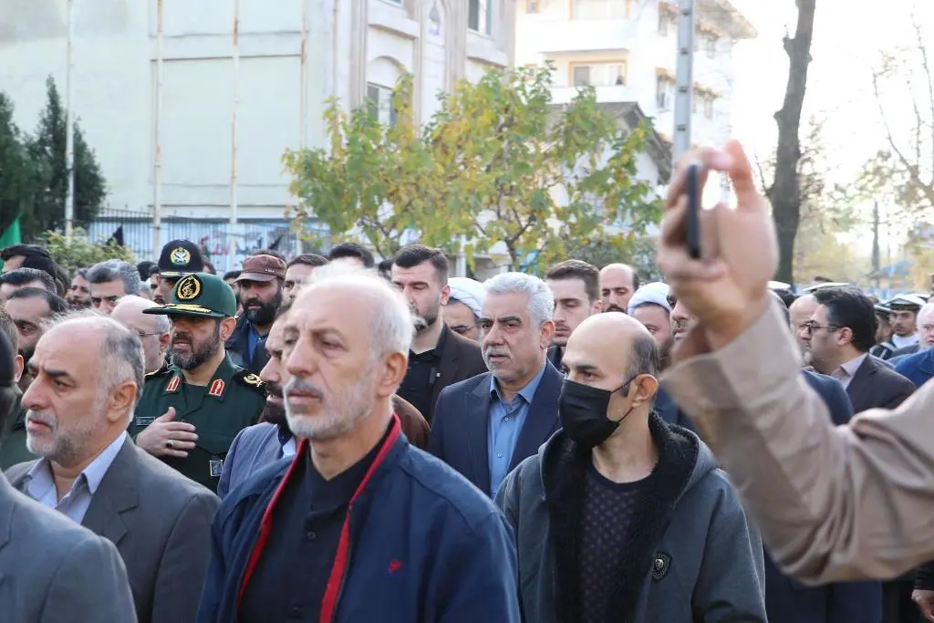 تشییع پیکر شهید مدافع حرم تازه تفحص شده «محمدرضا یعقوبی» در رشت