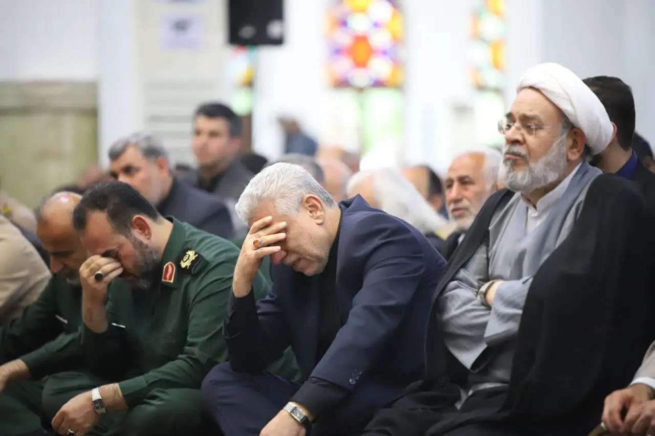 مراسم سوگواری سید الشهدای خدمت حضرت آیت الله سید ابراهیم رییسی در رشت