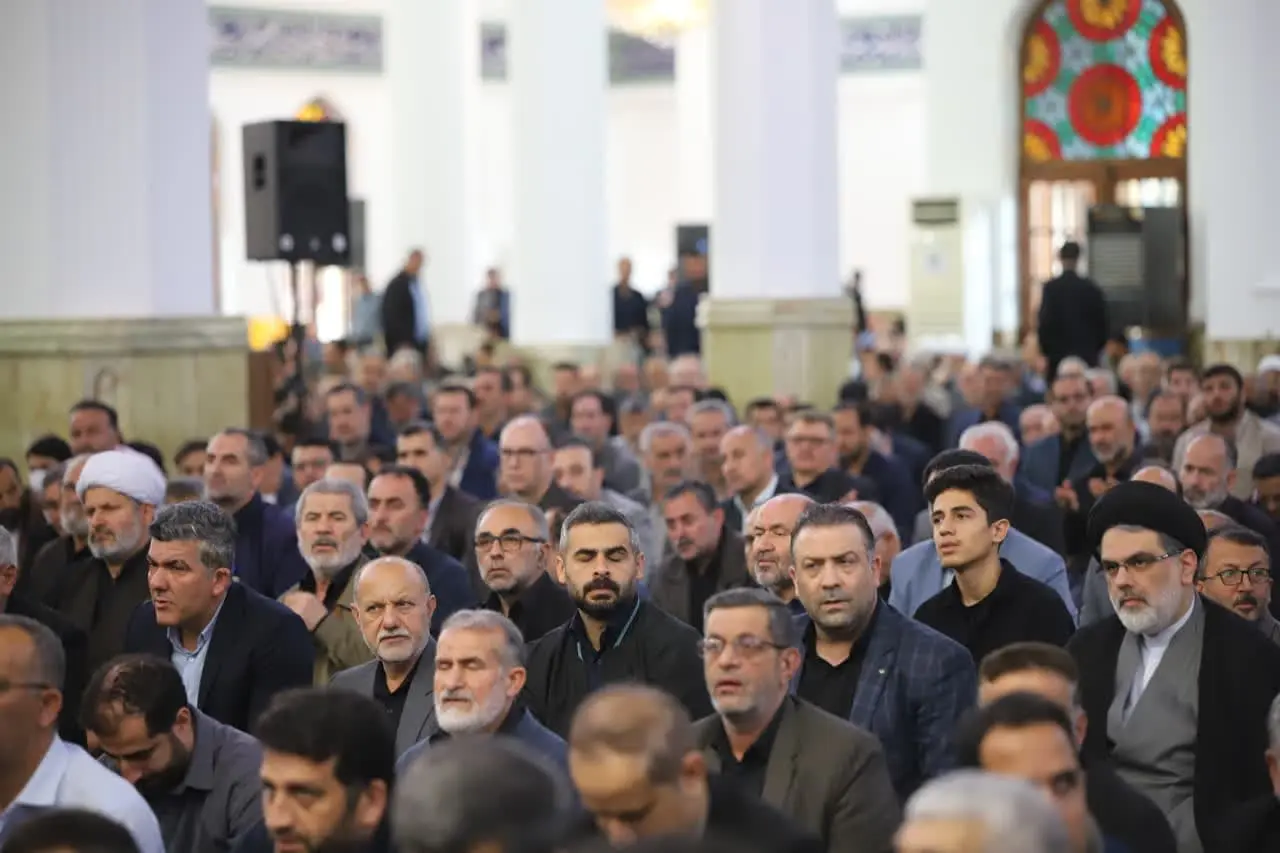 مراسم سوگواری سید الشهدای خدمت حضرت آیت الله سید ابراهیم رییسی در رشت
