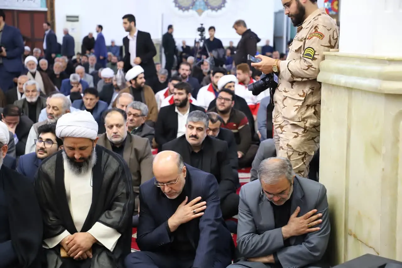 مراسم سوگواری سید الشهدای خدمت حضرت آیت الله سید ابراهیم رییسی در رشت