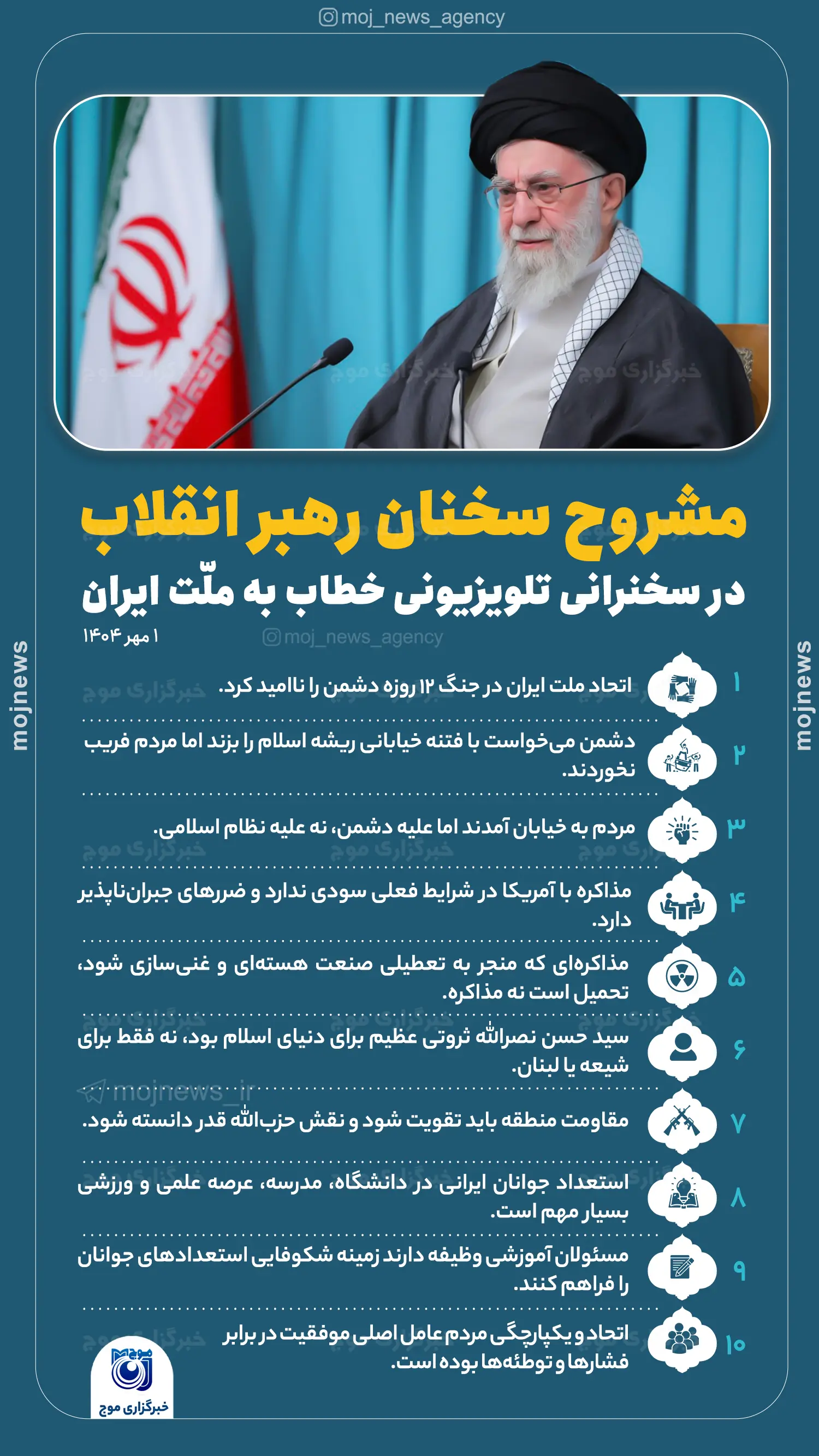 مشروح سخنان رهبر انقلاب copy