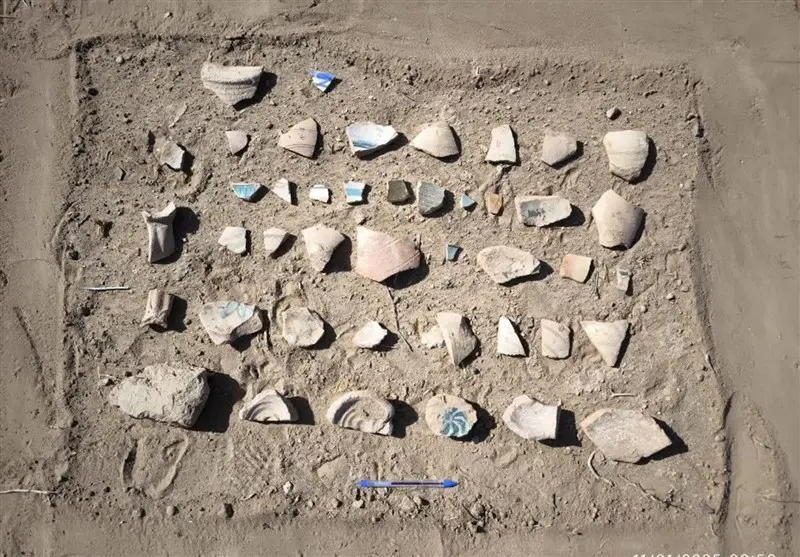 کشف محوطه تاریخی در گناباد 