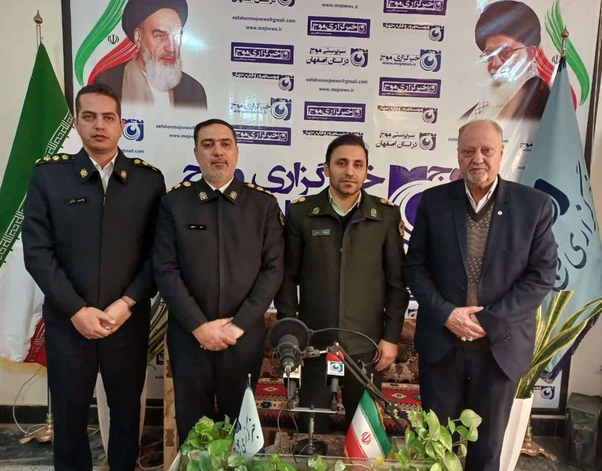 بازدید رئیس پلیس راه اصفهان از موج