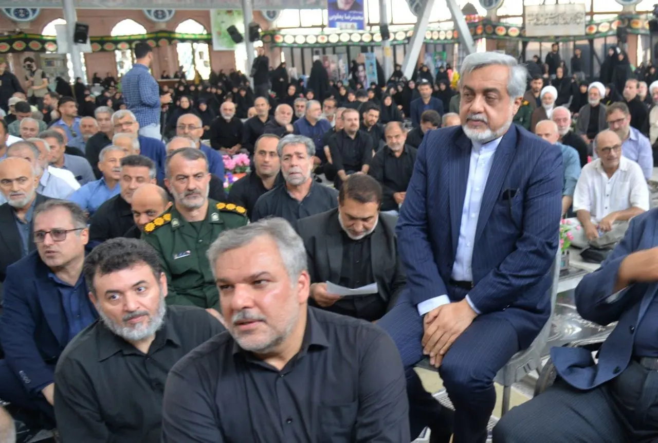 پیکر پیر رزمندگان گیلانی دفاع مقدس در رشت تشییع شد