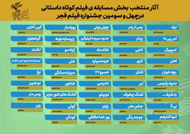 چهل و سومین جشنواره فیلم فجر