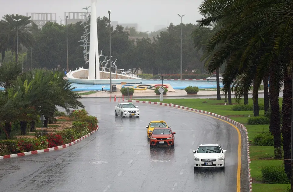 بارندگی جزیره کیش