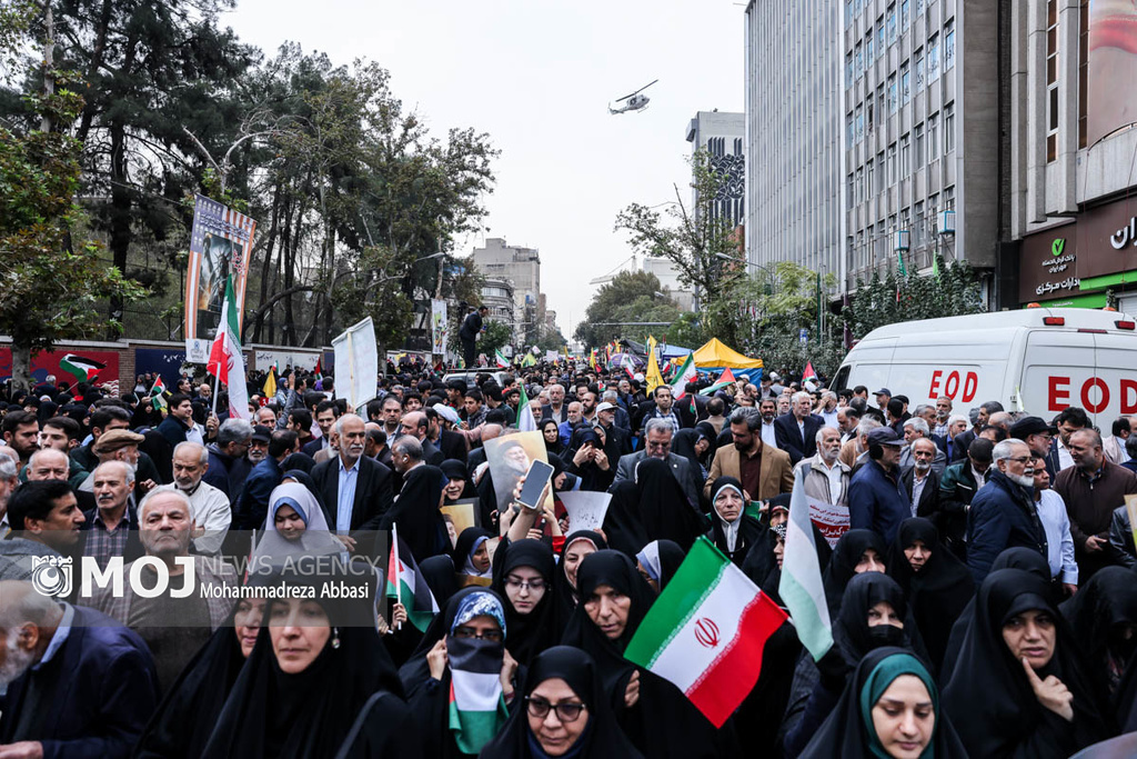 راهپیمایی سیزده آبان ۱۴۰۳ - تهران-۲