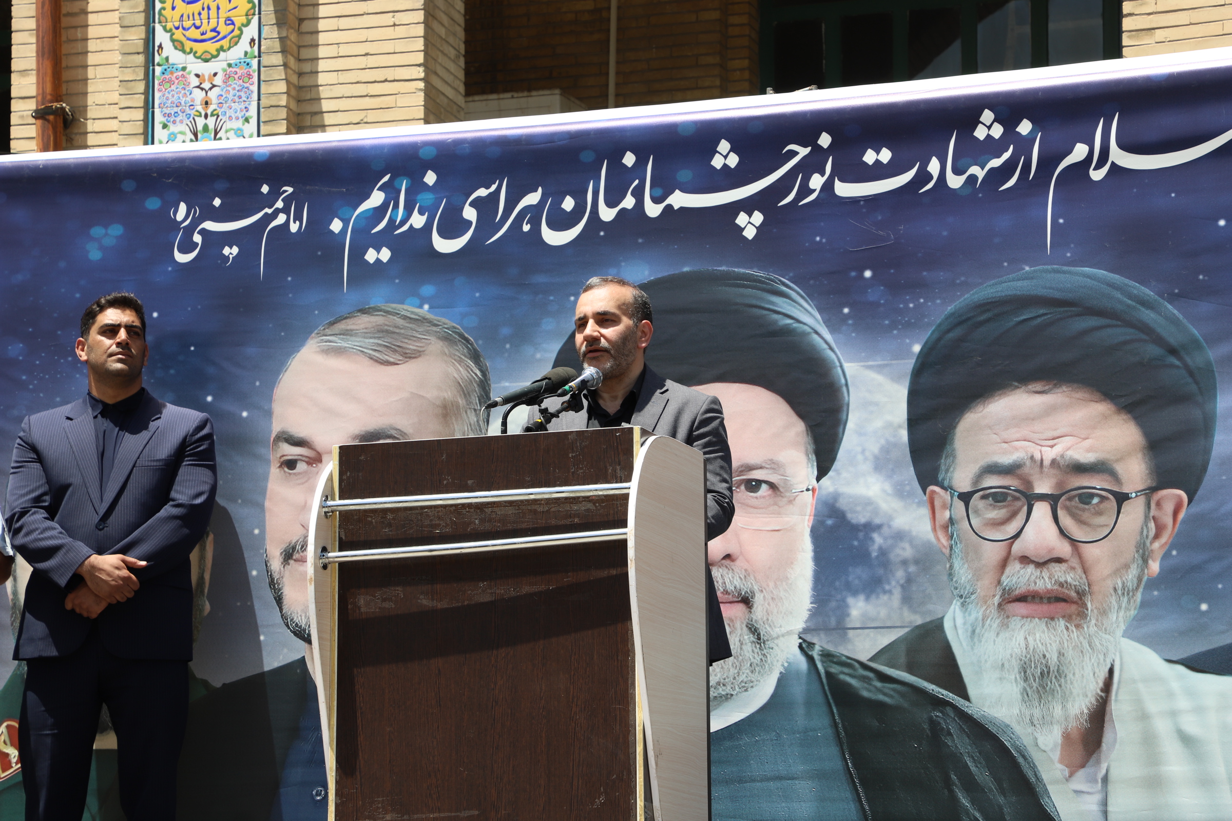 مراسم عزاداری رئیس جمهور در کرمانشاه