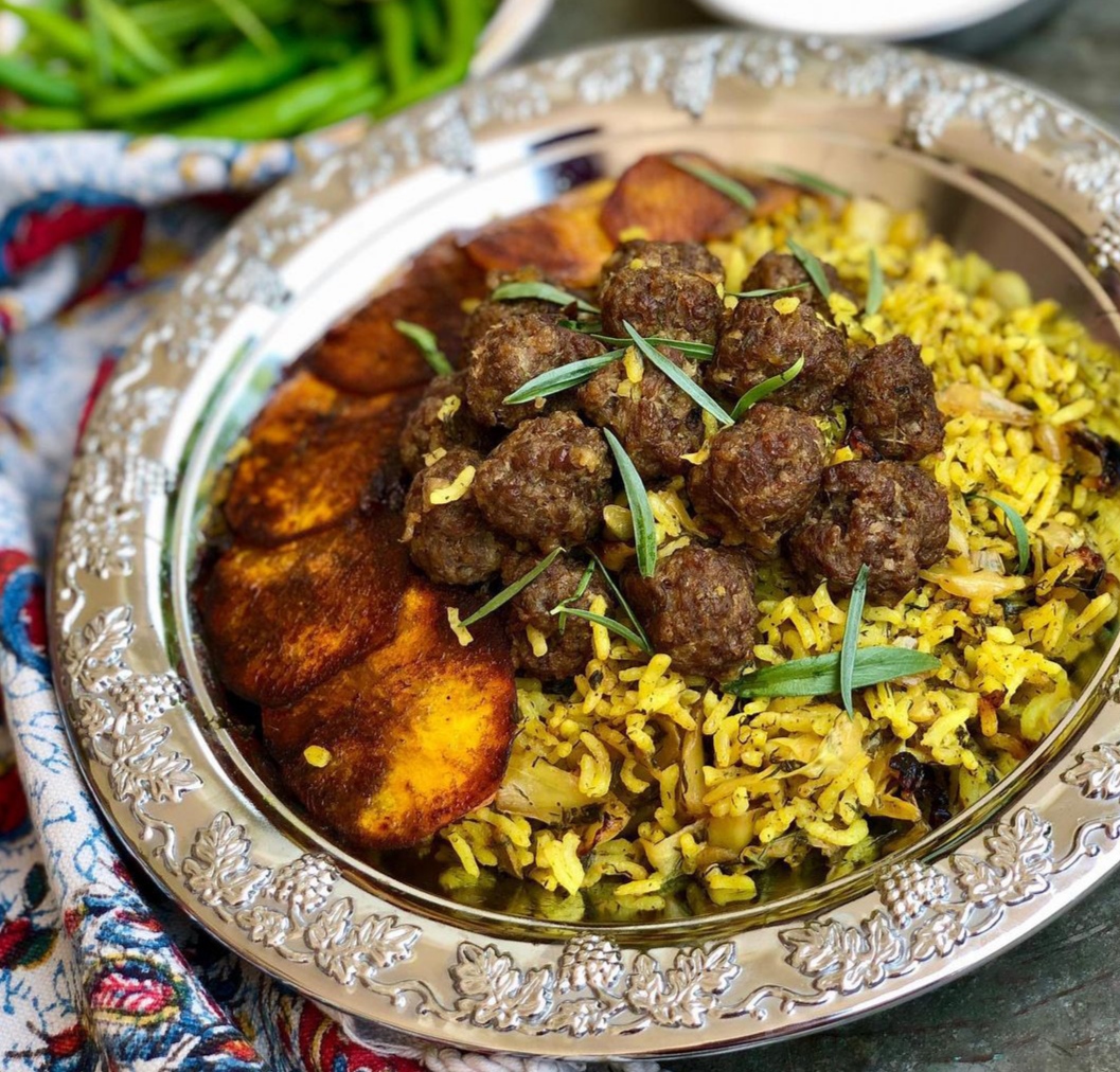 کلم پلو شیرازی+شب یلدا