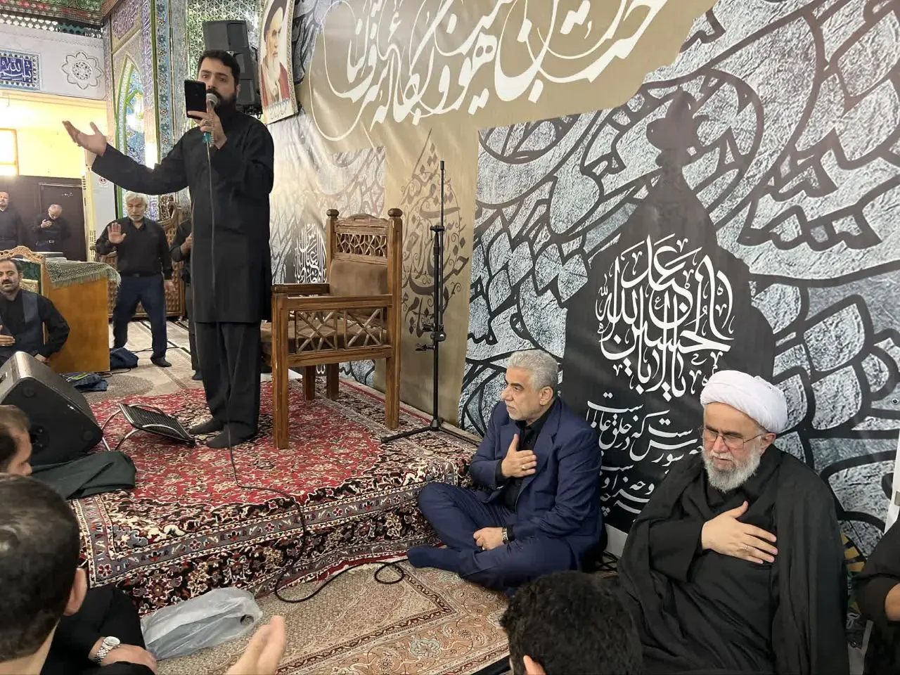 مراسم عزاداری سرور و سالار شهیدان حضرت امام حسین (ع) در رشت