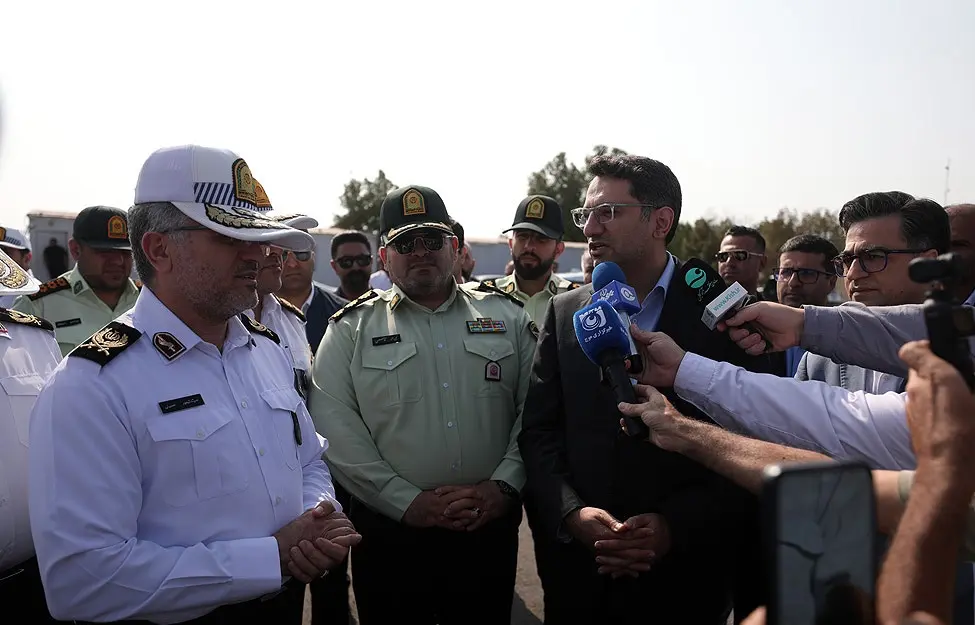 پلاک گذاری خودرو در کیش سردار حسینی