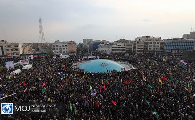 راهپیمایی مردمی حمایت از اقتدار و امنیت در تهران (۱)