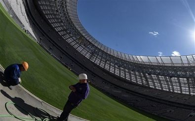 پایان رسمی کار آماده‌سازی ورزشگاه افتتاحیه و فینال جام جهانی ۲۰۱۸