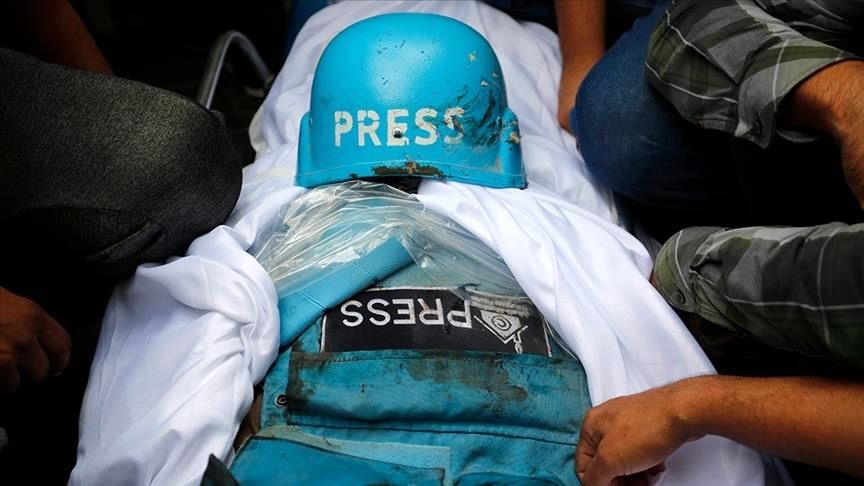 The number of journalists' death toll amid Gaza War reached 133