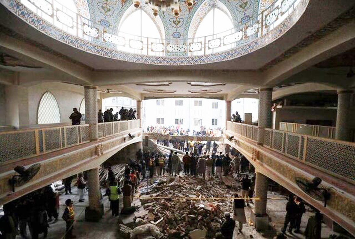 تلفات انفجار مسجد پیشاور پاکستان به ۸۳ تن افزایش یافت