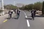 مسعود پزشکیان در مسیر سلامت اصفهان رکاب زد