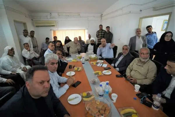  اعضای کارگروه مرزهای مجاز کشور از بندر چارک بازید کردند