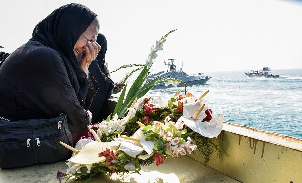 گلباران محل شهادت مسافران هواپیمای ایرباس در خلیج فارس