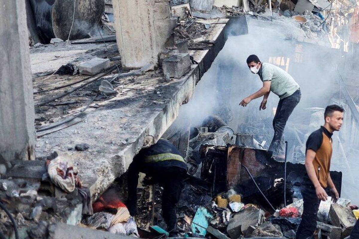 حملات وحشیانه ارتش اسرائیل در غزه، ده ها شهید فلسطینی در اردوگاه مسکونی