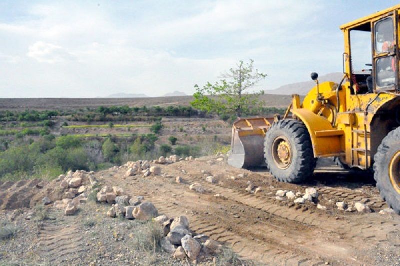 رفع تصرف اراضی ملی منطقه تخت در شهرستان بندرعباس