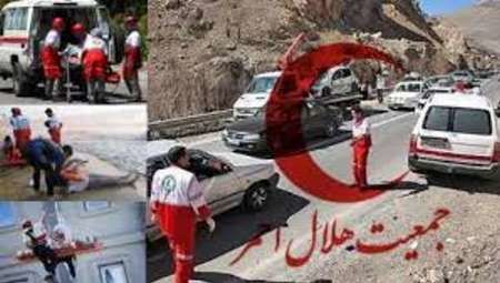 امدادگران هلال احمر اصفهان به کمک 183 حادثه دیده شتافتند