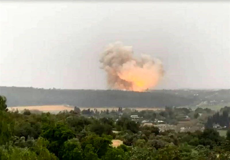 Tze'elim military base hit by heavy explosion