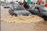 طغیان رودخانه ها و آبگرفتگی شدید معابر و خیابان های چالوس و نوشهر  