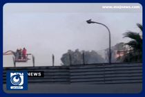 آتش زدن سفارت سوئد در بغداد + فیلم