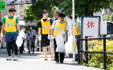 توکیو ۲۰۲۰ مسابقه جمع‌آوری زباله برگزار کرد