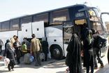 اتوبوس مسافربری حامل زائران در محور ایلام به مهران دچار حریق شد