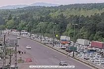 ترافیک سنگین در محور چالوس و تهران -پردیس