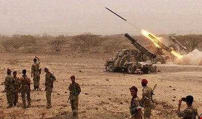 موشک بالستیکی یمنی‌ها به ارتش سعودی برخورد کرد
