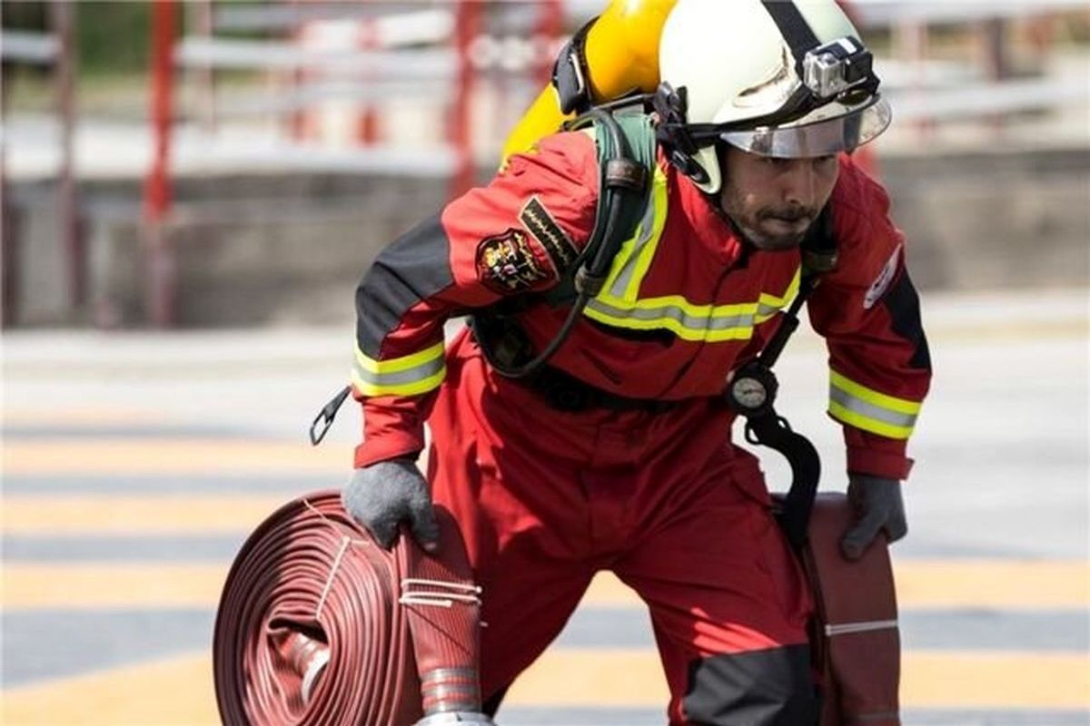 سطح مسابقات آتش نشانان کشور در سطح جهانی است