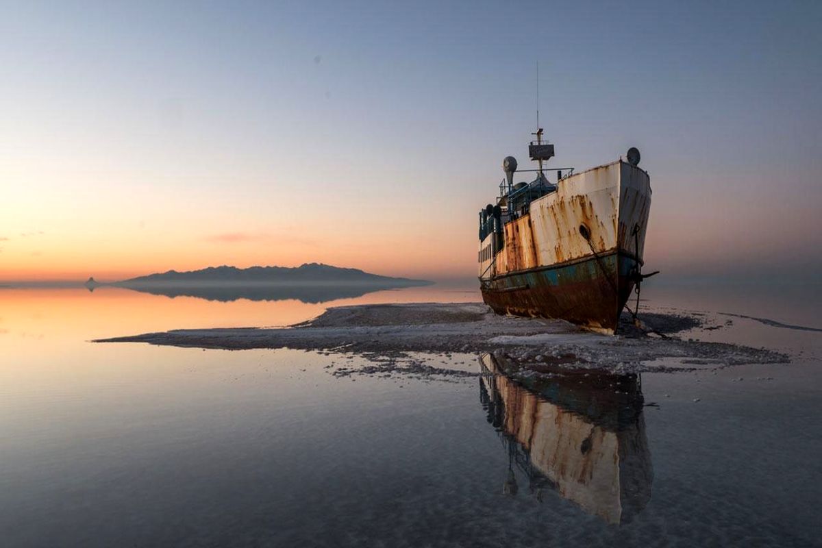 تراز دریاچه ارومیه کاهش یافت