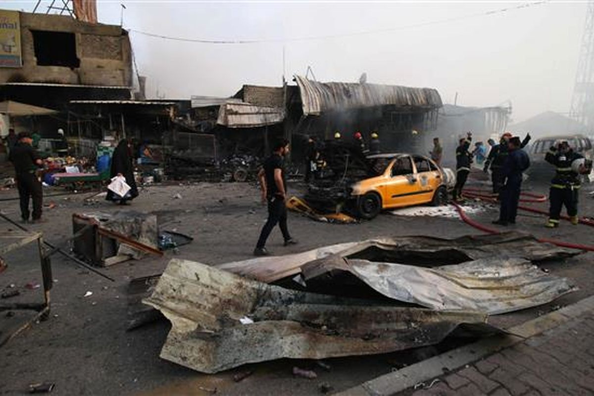 انفجار تروریستی در بغداد هفت کشته وزخمی برجا گذاشت