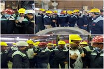 بازدید مدیرعامل ذوب آهن اصفهان از خط تولید و تعمیرات بخش های نورد و کوره بلند