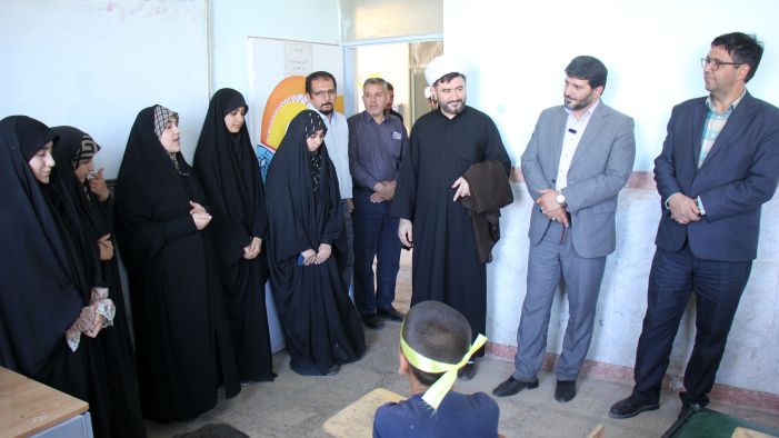 بازدید سرپرست دانشگاه آزاد اسلامی قزوین از اردوی قرارگاه جهادی بسیج دانشجویی 