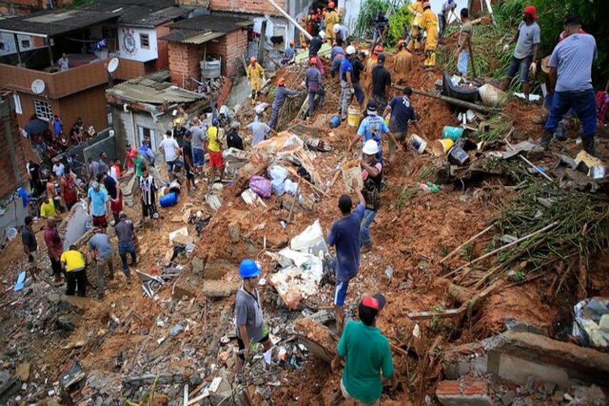 رانش زمین در برزیل ۱۵۰ کشته برجای گذاشت