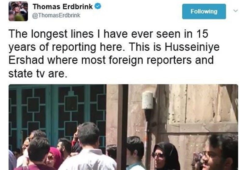 نشریه آمریکایی نیویورک تایمز: حضور مردم ایران در انتخابات کم سابقه است