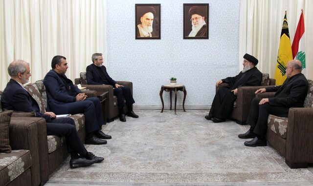 سرپرست وزارت خارجه ایران با دبیرکل حزب‌الله لبنان دیدار کرد
