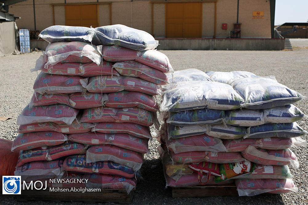 بیش از یک تن برنج خارجی قاچاق در شهرضا توقیف شد