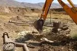 ۶ حلقه چاه غیرمجاز در شهر گودین مسدود شد