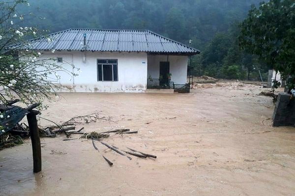 خسارت سیل به 50 واحد مسکونی و تجاری 5روستای دهستان ضیابر صومعه سرا 
