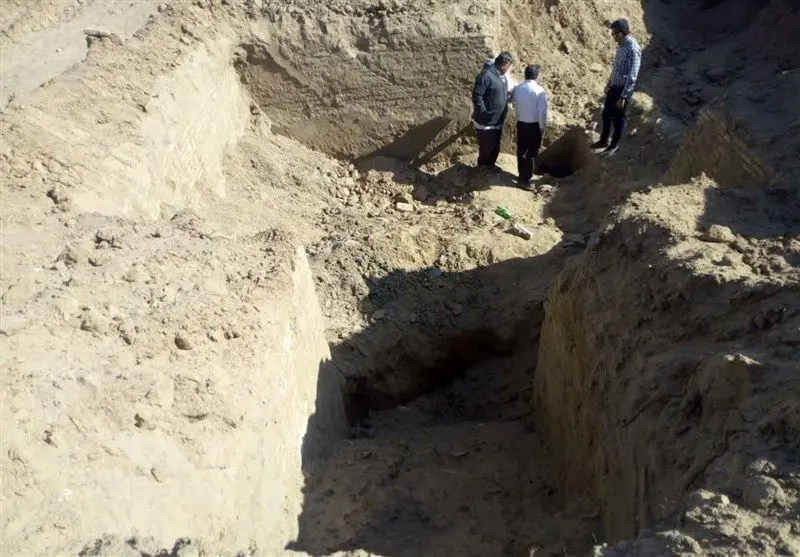 یک محوطه تاریخی در گناباد کشف شد