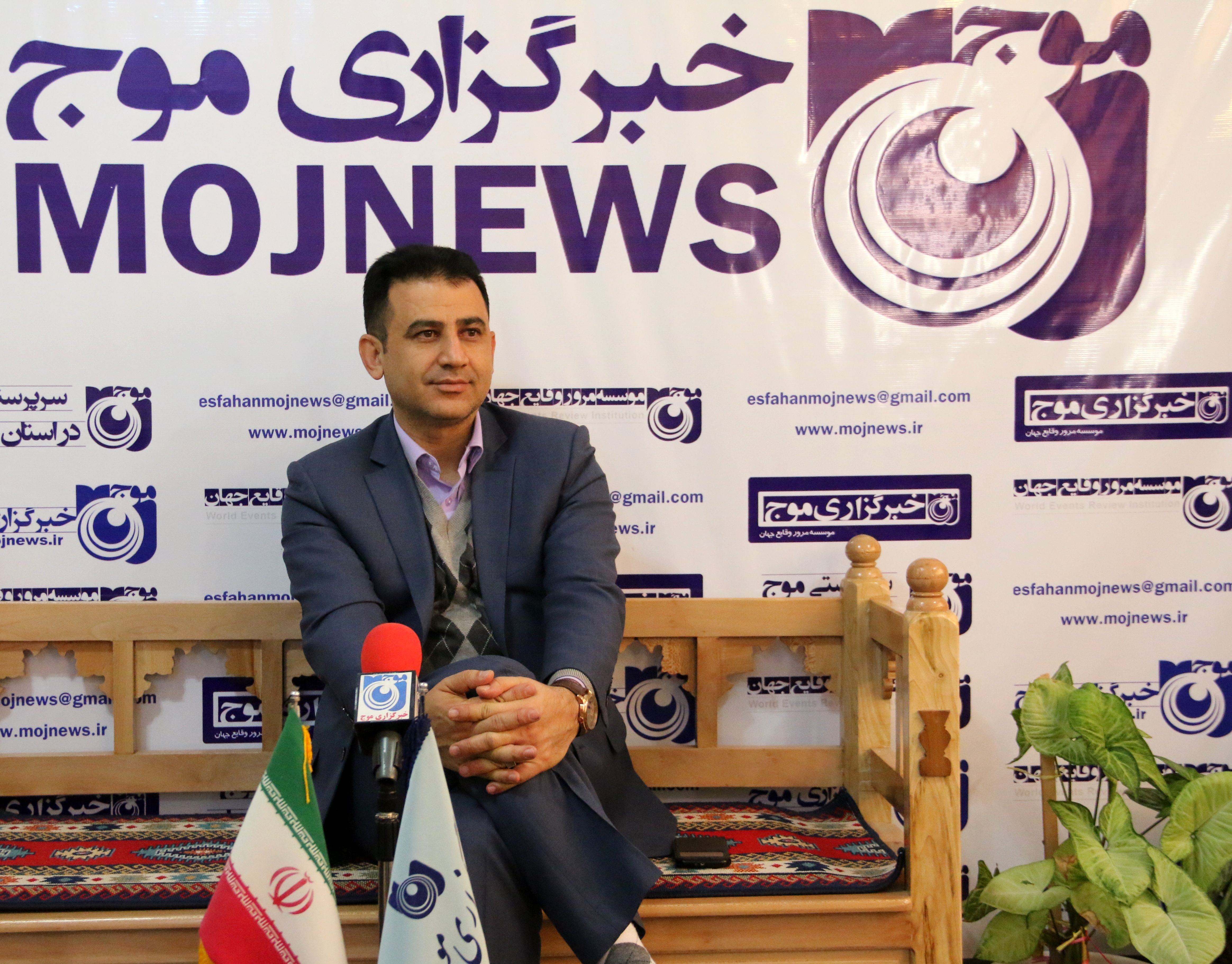 بازدید مدیر منطقه 10 شهرداری اصفهان از دفتر خبرگزاری موج