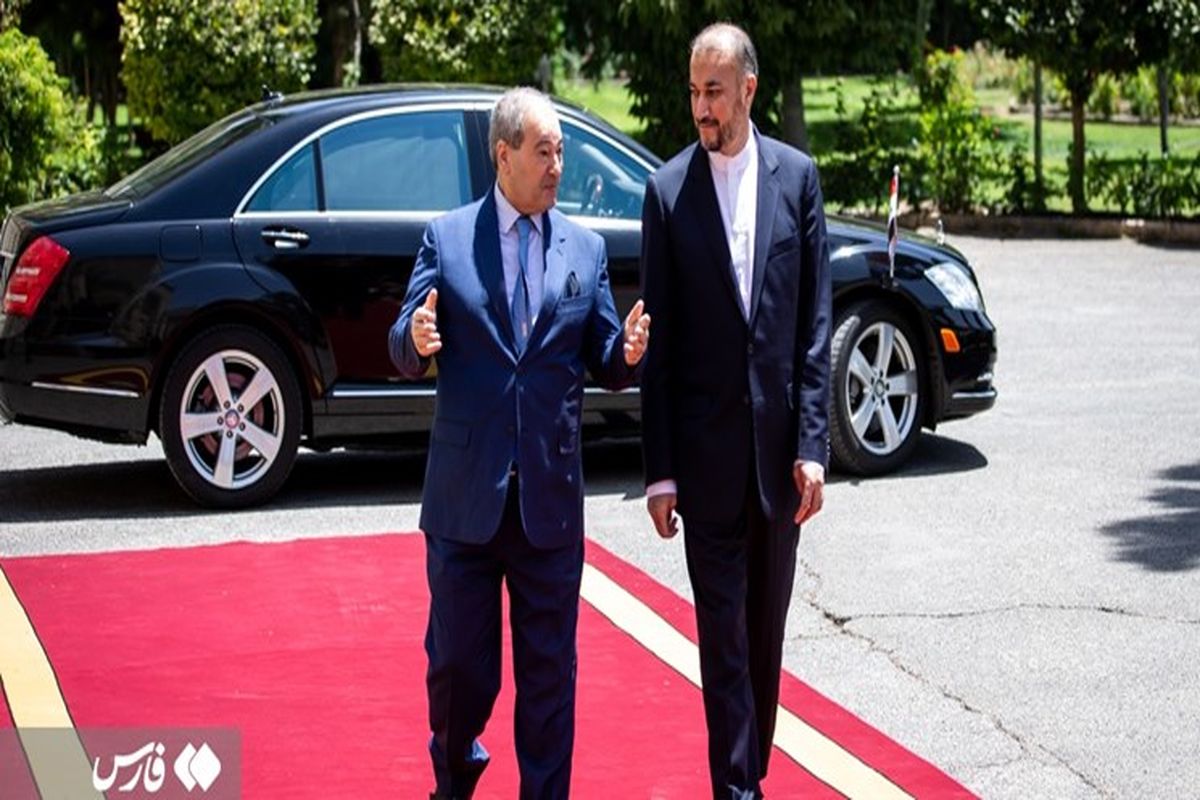 وزیر امور خارجه سوریه به تهران رسید/ استقبال امیر عبداللهیان از همتای خود