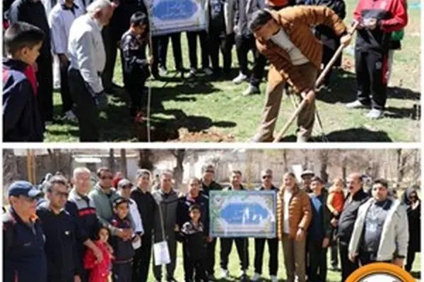 کاشت نهال به مناسبت روز درختکاری همزمان با "پویش یکصد سالگی بانک سپه"