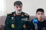 فرمانده فراجا با ۴ خانواده شهید انتظامی در دفاع مقدس ۱۲ روزه دیدار کرد