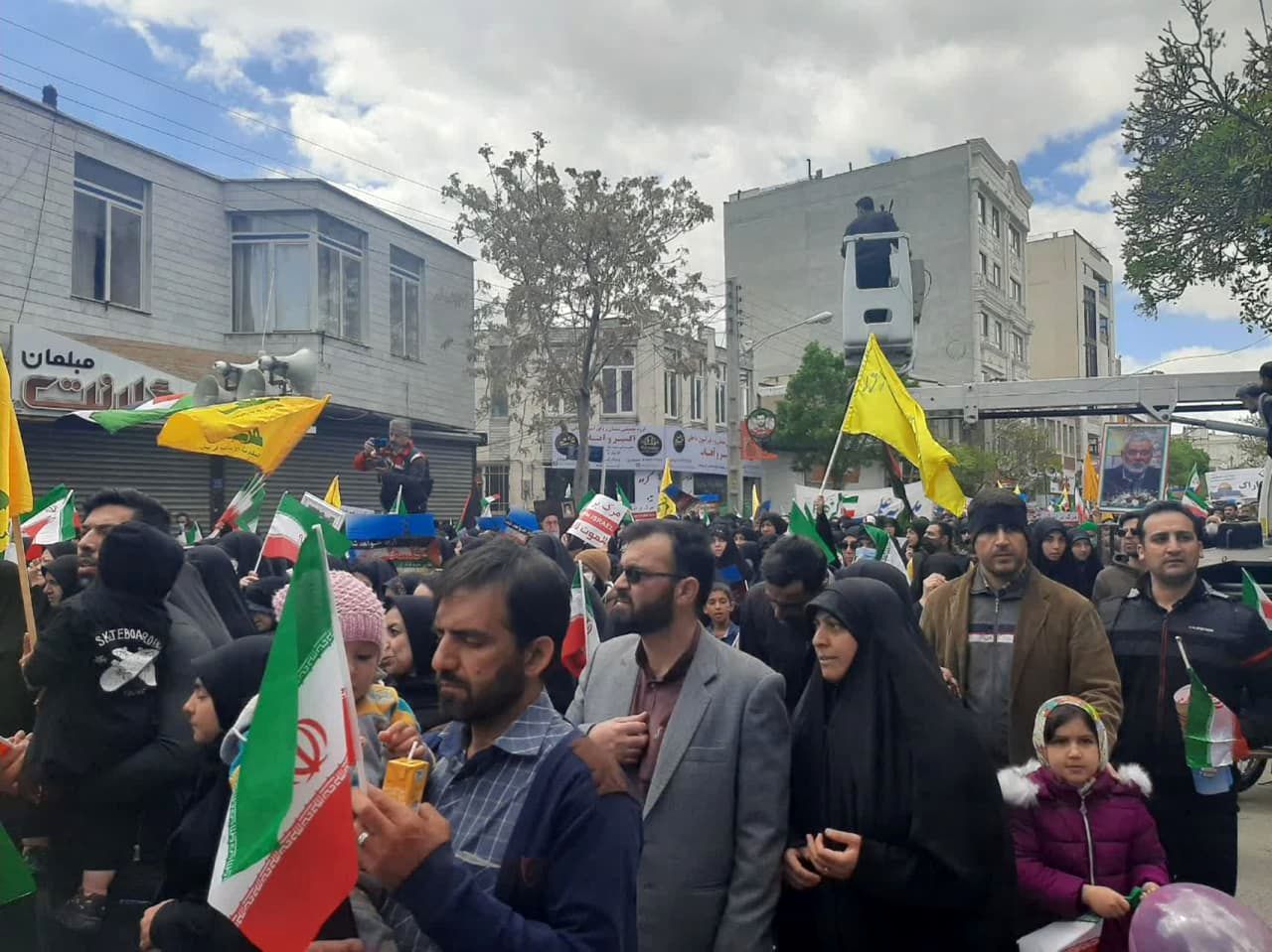 حضور پرشور مردم شهر اراک در راهپیمایی روزجهانی قدس 