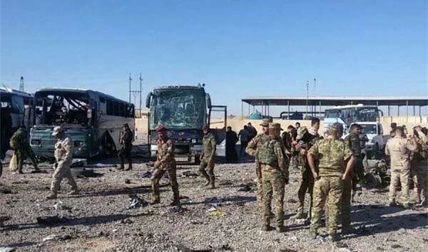 حادثه تروریستی اتوبوس حامل زائران ایرانی در عراق / 9 زائر ایرانی مجروح شدند